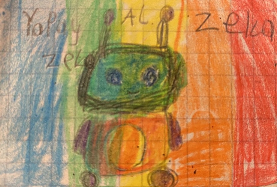 Öğrencimizin Yapay Zeka Robotu Çizimi